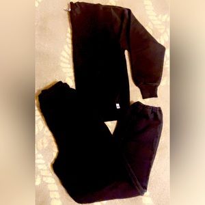 Black Russell Athletic set.